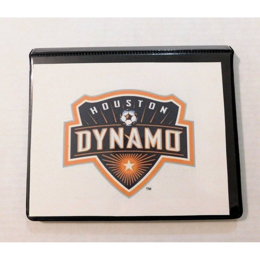 Houston Dynamo Soccer Team Card Binder 17 cards 11 signed 8x6.5